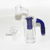 Glass Reclaim Catcher Adapter 14mm-14mm Manlig kvinnlig rökningstillbehör med 4arm Tree Perc Dome Nail Ash Catchers Adaptrar för vattenbongar Dab Rigs