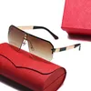 Fashion Rectangle Sunglasses Women 2022 Car Brand Designer sunglass Rimless Square Sun Glasses Ladies Luxury eyeglass Gradient Shades eyeglasses