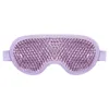 Herbruikbare PVC gel kralen oogmasker zomer lunchpauze flexibele rustgevende ontspannende slaapmaskers