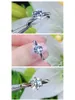 14K White Gold Ring 2.0ct Round Cut Moissanite Ring Simple Style Engagement Diamond Anniversary Jewelry for Women