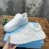 Designer Leather Sneakers Luxury Shoes Low-Top Platform Sneaker Voluminous Rubber Soles Removable Leather-Covered Insole Top Quality SIZE 35-45