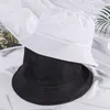 Chapeau de pêcheur décontracté pour hommes et femmes de couleur pure à double bassin