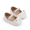 Baby Girl Shoes Bow PU Leather Princess Baby Shoes First Walkers Newborn Toddler Girl Crib Shoes