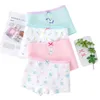 Calcinha yourseason moda girls algodão de algodão íntimo boxers boxers crianças utensílios de princesa Baby Pantty 4pcs/PackPantiesPanties