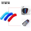 Car Styling per BMW X5 x6 E70 E71 F15 F16 Accessori Testa Griglia anteriore per M Sport Stripes Grill Coperture Cap Frame Auto Stickers2443310