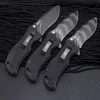 Najwyższej jakości Flipper Solding Knife S30V Titanium Coating Point Point Blade G10 Łożysko kulkowe Szybkie otwarte folder Poket Noży 3 style ostrzy