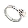 Clusterringen Love Lock Ring Sieraden Vrouw 925 Sterling Silver voor vrouwen Hart Dange Valentijnsdag Girls Accessoires Cluster Wynn22