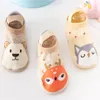 أزياء Baby Girls Boys Cute First Walker Cartoon Non-Slip Cotton Toddler Floor Socks Animal Pattern S97