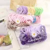 Feminino elástico menina bebê goma scrunchies criança faixas de borracha laços coloridos acessórios de cabelo de náilon para crianças aa220323