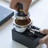 Timemore Magic Cube Coffee Tamping Station Portafilter Holder Espresso Tamper Mat Stainless Steel Coated with Silicone 220509