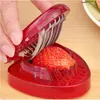 Affettatrice per fragole Affettatrice per frutta Strumenti per insalata Decorazione per torte con frutti di bosco Gadget da cucina e accessori 0509