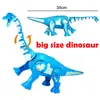 8 PCs/LOT Jurassic dinossaurs Toys mundial Tyrannosaurus rex Pterossaur Velociraptor Assemble Bloco de construção Grente para meninos crianças 220504