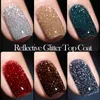 Gel per Unghie Lilycute 7ml Smalto Glitter Riflettente Effetto Scintillante Soak Off Semi Permanente Per Manicure Art UV