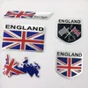 Adesivi decorativi per auto in lega di zinco 3D USA UK Italia Francia Germania Decalcomanie per motociclette per camion