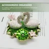 Geschenkwikkel Desktop Ear Stud opslagcase Legering Wikkelbox Decoratief ornament Organiseergift