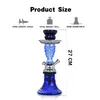 REANICE 11" Hookah Blue Hookahs with 1 Tuyaux Petit Shisha Set Accessoires