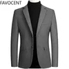 Hoge Kwaliteit Heren Wollen Pak Jas Wol Blends Casual Blazers Mannen Pak Top Mannelijke Effen Business Casual Heren jassen en jacks 220514