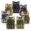 Men's Vests Military Vest Tactical Unloading Camouflage Equipment Army SWAT Combat Waistcoat Paintball Hunt Protection Phin22