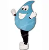 Halloween Blue Water Drop Mascot Costume Cartoon Theme Character Carnival Unisex Adults Outfit Christmas Party Outfit Suit