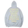 M￤ns plus size hoodies tr￶jor designer 2023ss trendiga bokst￤ver tryck bes￤ttning hals rull tyg l￶s fit hoodies cm2c