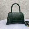 Äkta läder klassiska alligator handväskor kvinnor axelväska hög kvalitet lady clutch afton crossbody designers väskor 2022