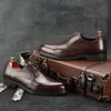 Vintage Lace Derby Business New Up Men 2022 schoenen 466