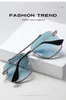 Óculos de sol Classic Mach Six Style Gradient Women 2022 Moda Men Vintage Marca Design UV400 Sun Glasses A689 2491