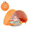 Utomhusbarn Portable Games Beach Tält Bygg Sun Child Swimming Pool Play House Tent Toys