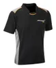 Für das McLaren GT Racing Team Polo Revers T -Shirt Motorsport Kurzarm schwarz atmungsaktiv sind nicht verblassen 2117599