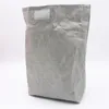 Kraftpapier Isolatie Lunchzakken Aluminiumfilm Waterdichte Thermische Koeler Voedsel Picknick Opbergvouwbare Tassen