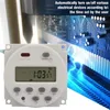 Smart Home Control Digital Display Timer Switch 1s - 168H 5VA Kleine 7 Tage programmierbare elektronische (12 V DC)