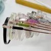 명확한 간결한 큰 눈 선글라스 프레임 슬림 디자인 정상적인 간결한 광학 프레임 깨끗한 안티 블루 렌즈 8 색상 도매