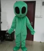 direct sale green UFO aliens mascot costume for adults E.T. alien mascot suitHalloween high quality