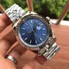 Mens Watch 41mm 자동 기계 디자이너 손목 시계 클래식 패션 손목 시계 스테인리스 스틸 실버 스트랩 Montre de Luxe