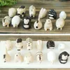 12 figuras de animais de bretão ornamentos artificiais Ornamentos de acessórios domésticos Fatuagens em miniatura elimelim y200104