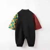 Dragon DBZ 베이비 의상 장난 꾸러기 변장 애니메이션 아기 의류 Pajama Bebe 어린이 옷 1 년 봄 가을 바지 2022 G220510