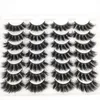 Fluffy Eyelashes une boîte de 14 paires de faux cils 3D multicouches tridimensionnels