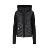 Designer Women's Down Jacket Embroidered Letter Badges Twill Knit Jacket Fashion Zip Top Clothing