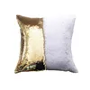 13 style Mermaid Pillow Cover Magic Sequin Sublimation Cushion Throw Pillowcase 40X40cm Color Changing Reversible Pillow Case For Home Decor