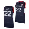 NCAA UConn Huskies College Jersey Basketball University 3 Jeremy Lamb 22 Rudy Gay 32 Richard Hamilton Ray Allen 34 Kemba Walker 15 Ben