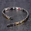 Link Chain Vinterly Health Magnetic Bracelet For Women Men Gold Twisted Germanium Hand Stainless Steel Charm Bracelets JewelryLink Lars22