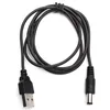 Câble d'alimentation Port USB vers connecteur Jack baril 5V DC, câbles pour lampes LED 91964759145088