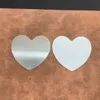Heart Love Universal Cell Phone Soporter con sublimación de aluminio en blanco Inserto para soporte de soporte de agarre de agarre personalizado Soportes de forma de corazón