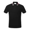 20ss Zomer Merk Kleding Luxe Designer PoloShirts Mannen Casual Polo Mode Snake Bee Print Borduurwerk T-shirt High Street Heren Polo's M-3XL groothandel