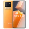 Original Vivo IQOO NEO 6 SE 5G MOBILTELEFON 8GB RAM 128 GB 256 GB ROM Snapdragon 870 64,0MP NFC Android 6.62 "AMOLED 120Hz E4 Fullskärm Fingeravtryck ID FACE SMART CEL TELEFON