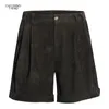 Shorts Mulheres da cintura alta Vintage Style Style Casual Solid Streetwear Ladies Classic 220427