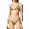 Costume da bagno bikini da donna di lusso F Costumi da bagno due pezzi Designer Fendace GOLD BAROQUE Bikini Top Donna sexy Costumi da bagno Beach Swim We9431382