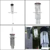 Garden Decorations Patio Lawn Home 27 Tubes 5 Bells Windchime Chapel Wind Chimes Door Hanging 30 Jlltgf Soif Drop Delivery 2021 26X0R