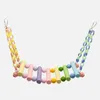 Birds Pets Bird Supplies Hanging Colorful Balls Climbing Toy 1 Pcs Parrots Ladders With Natural Wood Bird Toys