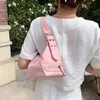 이브닝 백 디자이너 어깨 가방 나일론 가벼운 숙녀 지갑 및 핸드백 캐주얼 작은 여성 클러치 주말 핑크 일본 20220607